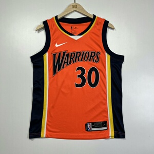 勇士队 新秀 橙色 30号&nbsp;库里球衣