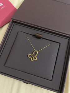 全新周大福1796无敌系列 22k金项链