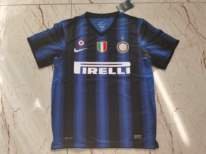 个人收藏 极品泰版全新 萨内蒂国际米兰国米10-11赛季球衣