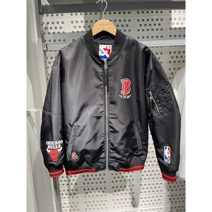 杰克琼斯nba联名公牛队宽松夹克外套222321043 e4