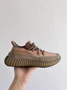 阿迪达斯椰子350脏橙天使带反光鞋带38码正品全新无瑕疵