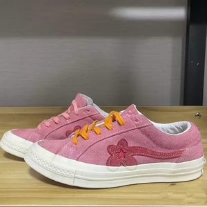 converse/匡威小花联名粉色  36码的 三色鞋带都有