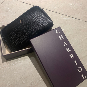 【charriol夏利豪女士真皮手拿包】