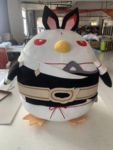 米哈游崩坏3识之律者黑赤鸢毛绒玩具玩偶阿鸡大公仔