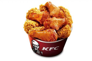 肯德基翅桶香辣鸡翅奥尔良烤翅十翅一桶肯德基十翅一桶