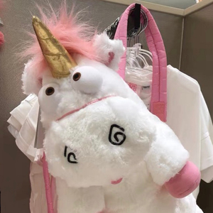 北京环球影城小黄人神偷奶爸艾格尼丝独角兽双肩背包