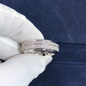 伯爵旋转戒指18k白金