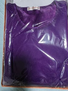 包邮 全新 顺时针 女士紫色保暖内衣，加厚加绒，XXL，无瑕