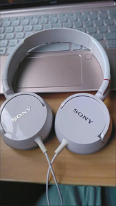sony索尼正品有线头戴式耳机麦白黑色mdr-zx100,重