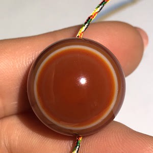 天然巴西红一线药师天眼珠缠丝玛瑙珠佛眼珠一眼天珠项链手串佛珠