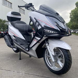 国四电喷宏图踏板摩托车150cc全新整车狮吼燃油大型整车上牌