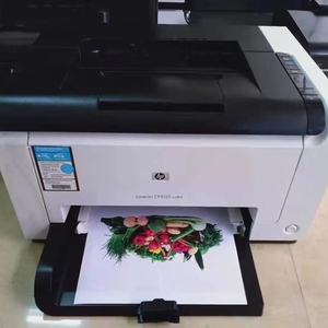 到手就可以用惠普彩色激光打印机hp1215打印照片超清晰