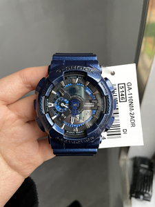 全新卡西欧绝版跑车珠光蓝配色g-shock ga-110nm