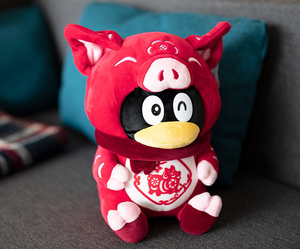 【收藏版】腾讯猪年公仔