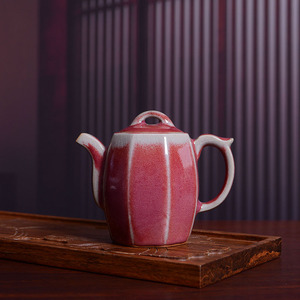 钧瓷八方壶 养生壶 中国陶瓷工艺大师 非遗传承人 白露伟手制单壶