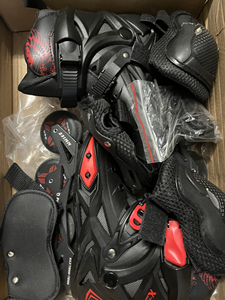 帕奇xman 轮滑鞋女38码,带护具