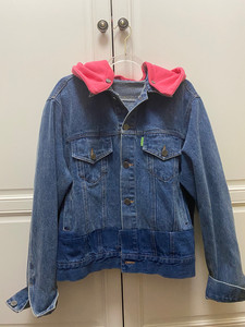 vetements连帽牛仔外套