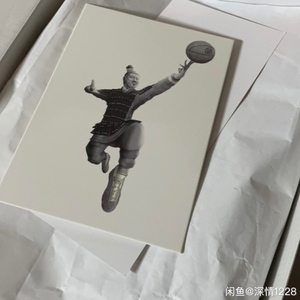 aj14兵马俑配件飞人卡片一张