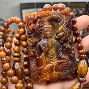 行走香水龙涎香灰琥珀大日如来吊坠 男士霸气款佛牌 香味浓郁好