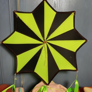八角风筝.八卦风筝.伞布碳杆.尺寸60×60 .80×80.