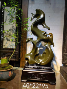 000人付款淘宝奇石,广西大化摩尔石《熊猫》五乡情人198.