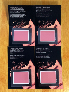 nars腮红小样卡