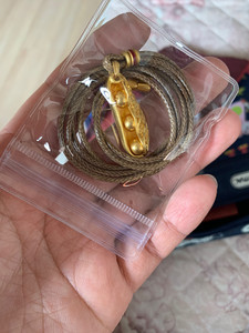 全新 老铺黄金 古法手工 花丝福禄寿三元金豆黄金吊坠