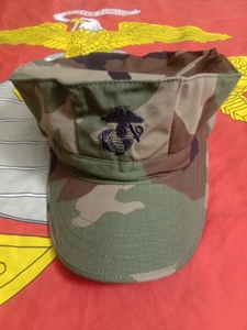 usmc美国海军陆战队四丛八角帽,原品,尺寸:l号,产地:u