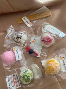 全新日本元祖食品食玩冰激淋球 糖果 威化饼干