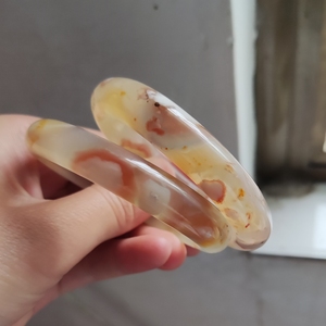 可出合集〗樱花玛瑙手镯贵妃牛血红高冰龙纹