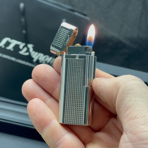 minmin窄版小卡打火机卡迪亚 直火纯铜小巧