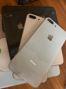 苹果8p原装拆机中框后盖机身壳颜色黑色金色 苹果8p原装拆机