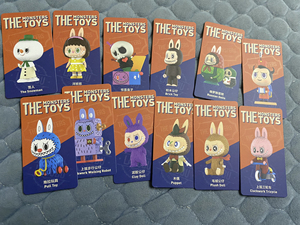 泡泡玛特身份卡明信片