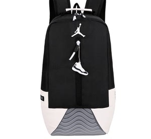 00柠檬布丁萝莉淘宝乔丹初中高中学生书包aj11篮球双肩背包大容量