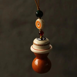 海派精工镶嵌 本长葫芦虫具吊坠猛犸