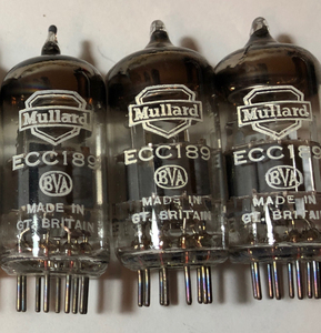 出收藏的英国大盾 mullard ecc189电子管直代e