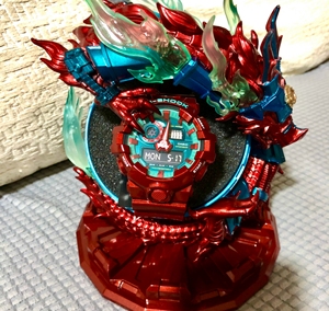 卡西欧中华龙 红龙 单表一只(不含手办)