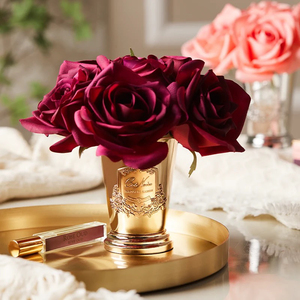 cote noire  法兰西粉七朵玫瑰花 香氛花