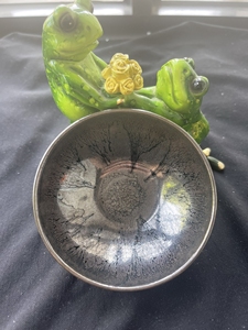 丨建盏丨山水窑 通天龙窑柴烧全手工万山可染盏,窑宝级别