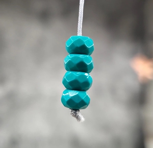 绿松石隔片 6mm 无相 直切 文玩手串 配珠 配饰 隔珠