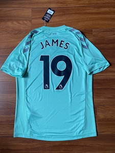 20/21埃弗顿第二客场球员版球衣足球服 j罗正版印字 印号