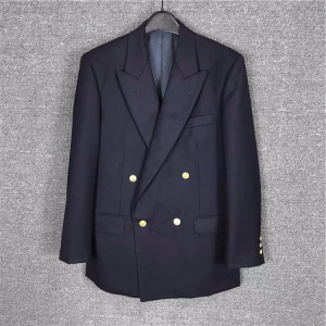 达克斯daks英国复古休闲金属双排扣学院风男西装外套a891