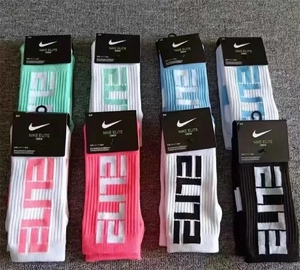【捡漏包邮】5双全新Nike篮球袜 NBA毛巾底精英袜中高筒