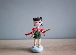 动画片哪吒闹海超轻粘土手办