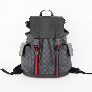 【99新】古驰/gucci男包gg supreme系列男士双肩包