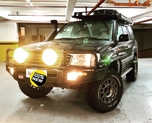 丰田陆巡lc100/lc200改装17寸evo轮毂