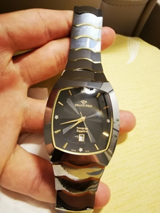 000人付款淘宝瑞士格林手表,渐变色,机械表!前女友送的礼物,专柜购买.