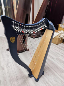 爱青竖琴38弦40弦扳键半音23弦便携小竖琴