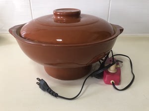 老货90年代电瓷火锅炻瓷火锅