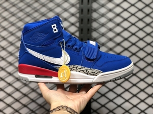 (运费险)aj312 活塞 宝蓝白灰爆裂纹 白蓝 高帮